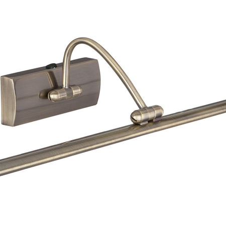 Barcelona Led Picture Light Wall - 51Xled, Antique Brass, Adjustable Head