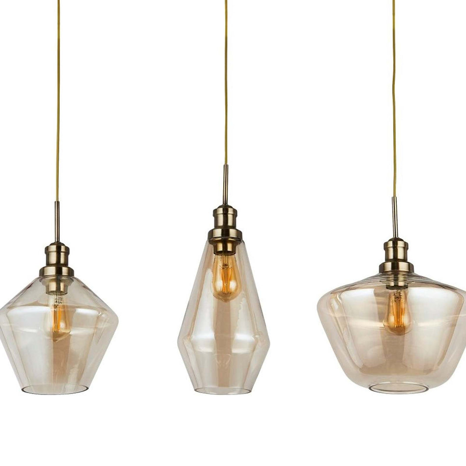 Mia 3Lt Bar Pendant With 3 Styles Of Champagne Glass