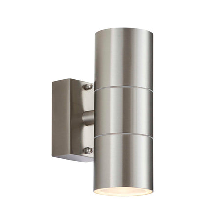 Canon 2lt Wall Polished stainless steel & clear glass