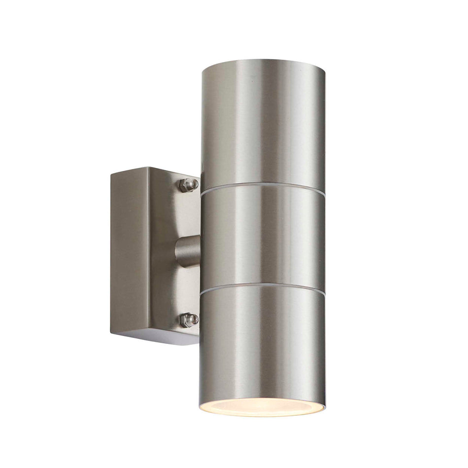 Canon 2lt Wall Polished stainless steel & clear glass
