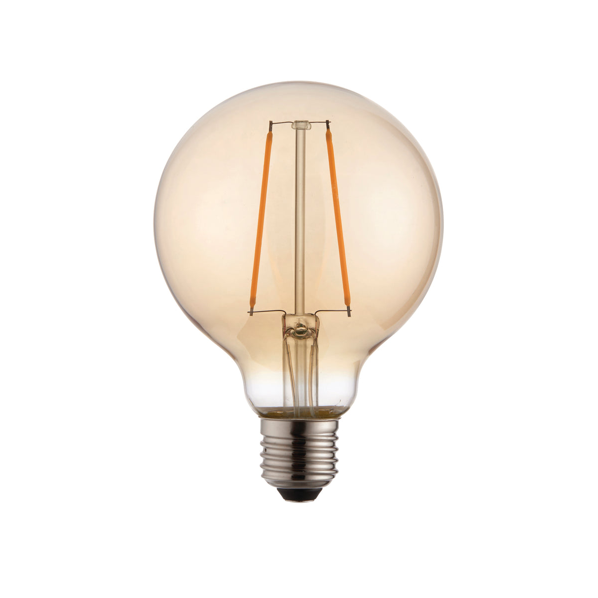 E27 LED filament globe 1lt Accessory Amber glass