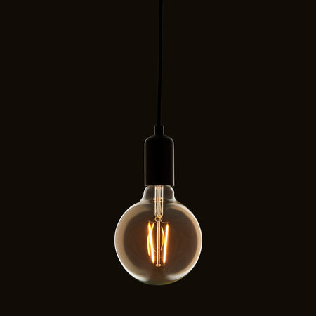 E27 LED filament globe 1lt Accessory Amber glass