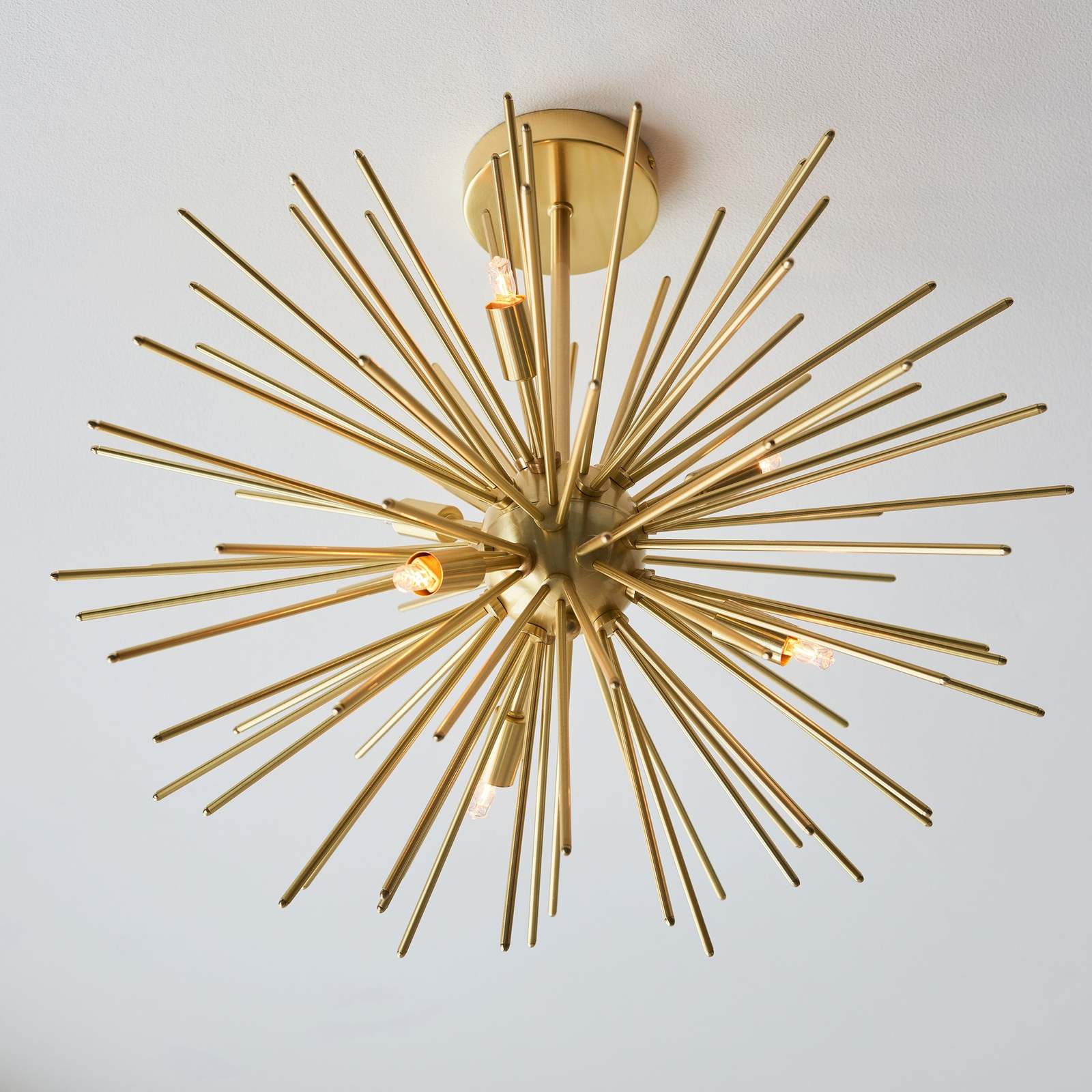 Orta 6lt Semi flush Satin brass plate