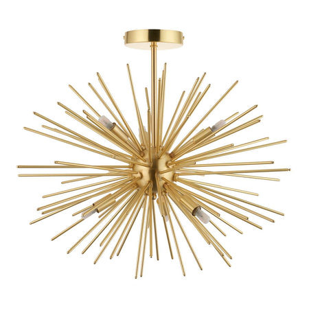 Orta 6lt Semi flush Satin brass plate